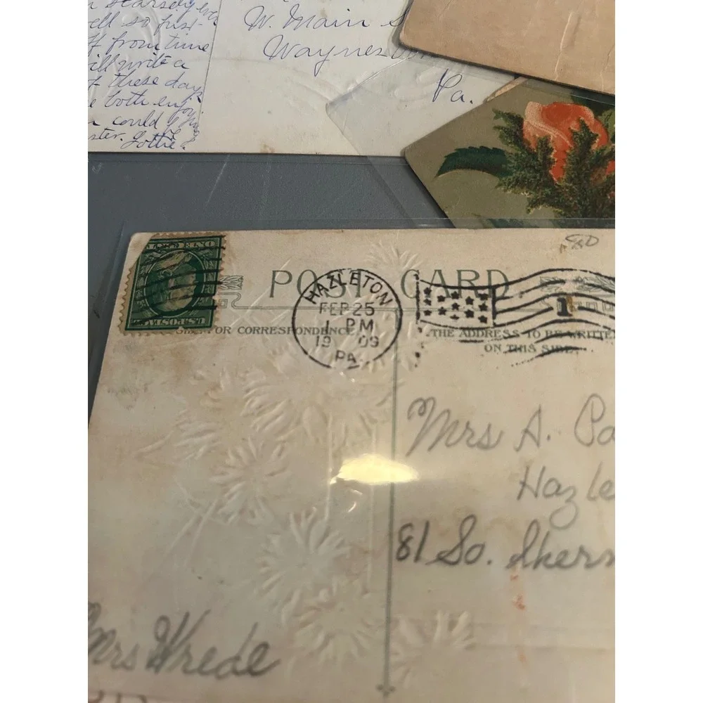 Vintage Postcard Lot of 20+ PostCards, most Written on, early 1900s
